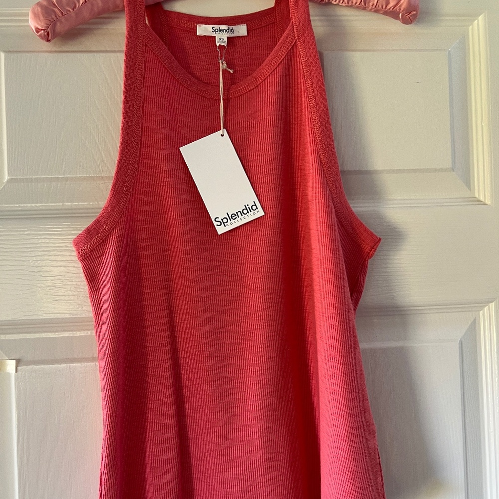 Splendid Coral Tank Top - XS